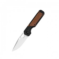 Nóż składany Kizer Mini Militaw Black G10 / Mkuruti Wood, Satin Nitro-V by Jonathan Styles (V3634SA4)