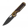 Nóż składany Kizer Mini Militaw Black-Red G10 / PEI-Ultem, Black PVD Nitro-V by Jonathan Styles (V3634SA1)