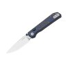 Nóż składany Kizer Begleiter 2.9 Button Liner Lock Blue Vortex Micarta, Satin BD1N (V3458.2BDA1)