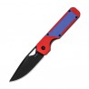 Nóż składany Kizer Militaw Red-Blue G10, Black Nitro-V by Jonathan Styles (V3634A2)