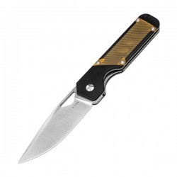 Nóż składany Kizer Militaw Black G10 / PEI, Satin Nitro-V by Jonathan Styles (V3634C1)