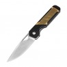 Nóż składany Kizer Militaw Black G10 / PEI, Satin Nitro-V by Jonathan Styles (V3634C1)