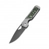 Nóż składany Kizer Mini Militaw Gray Titanium / Jungle Wear Fat Carbon, Dark Stonewashed S45VN by Jonathan Styles (Ki3634SA2)