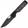 Nóż składany Kizer Militaw Black Titanium / Dark Matter Gold Fat Carbon, Black Mirror Finish / DLC S45VN by Jonathan Styles (Ki3