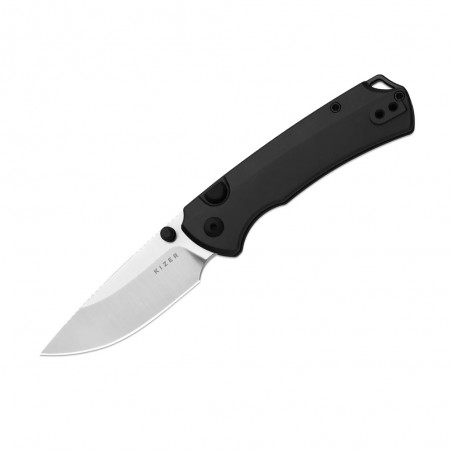 Nóż składany Kizer T1 BD Gray Aluminium Satin Elmax by Uli Hennicke (3490.2BDA1)