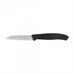 Nóż do jarzyn Victorinox 6.7403 gładki, czarny