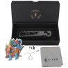 Nóż składany Kizer Begleiter 2.9 CL Norplex UltreX Micarta, Black PVD BD1N by Azo (V3458.2CDA1)
