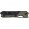 Nóż składany Kizer Mini Militaw Black-Green G10, Satin Nitro-V by Jonathan Styles (V3634SA6)