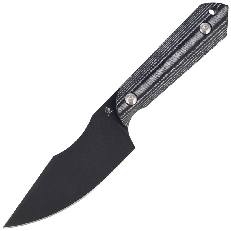 Nóż Kizer Harpoon Black-White Micarta, Black D2 by Maverick Customs (1040A1)