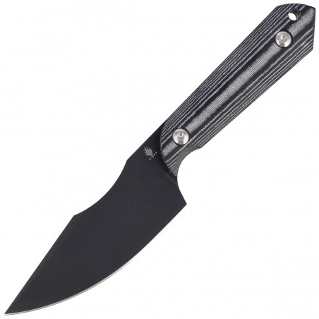 Nóż Kizer Harpoon Black-White Micarta, Black D2 by Maverick Customs (1040A1)