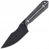 Nóż Kizer Harpoon Black-White Micarta, Black D2 by Maverick Customs (1040A1)