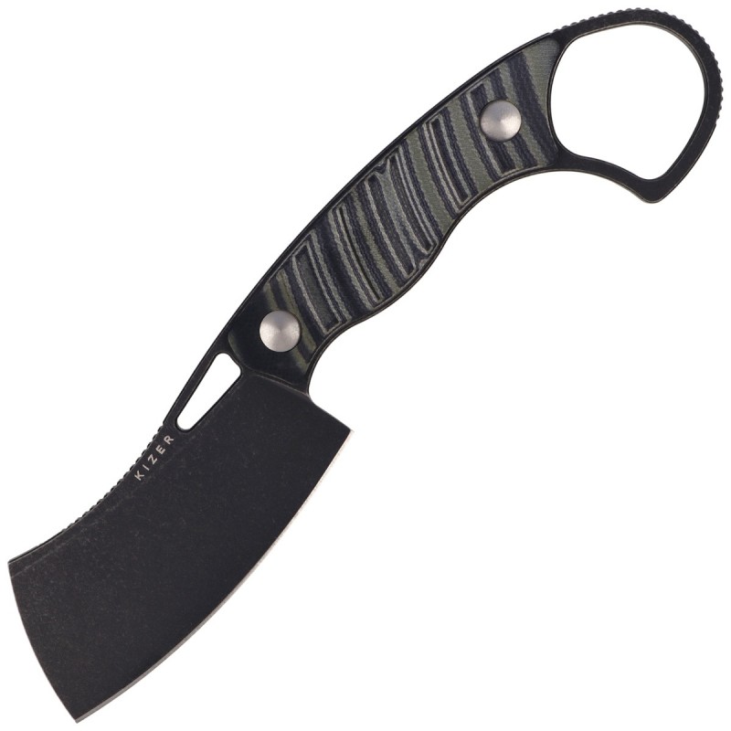 Nóż Kizer Little Rhino Olive Green-Black G10, Black D2 by Giedymin Kapuscinski (1065A3)