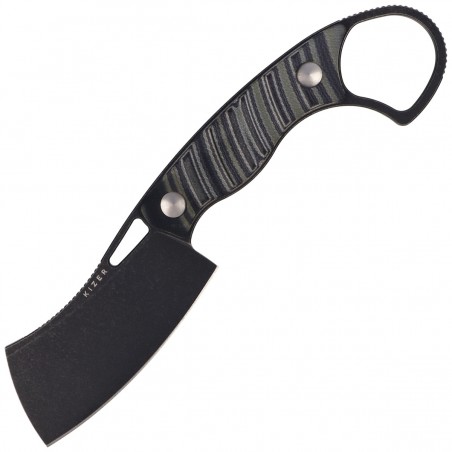 Nóż Kizer Little Rhino Olive Green-Black G10, Black D2 by Giedymin Kapuscinski (1065A3)