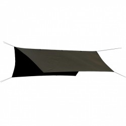Tarp TigerWood T2 3x4, ciemny khaki/czarny