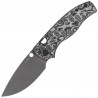 Nóż składany Kizer Glaux Black Vortex Micarta, Gray Stonewashed PVD 14C28N (V3801A2)