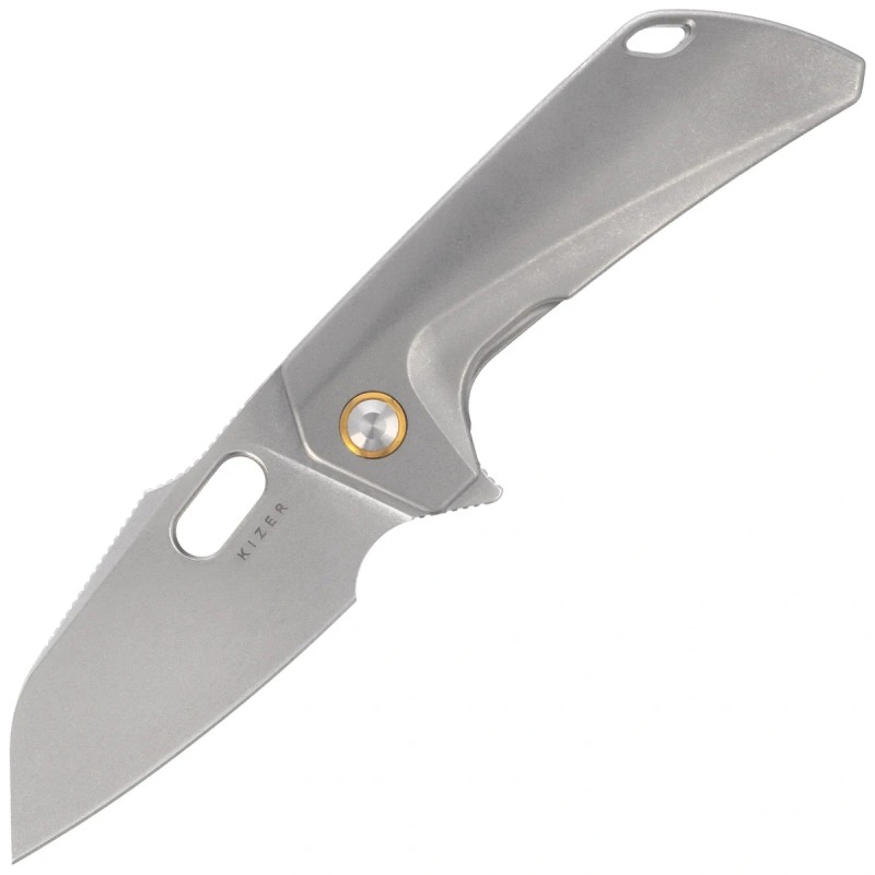 Nóż składany Kizer Takahe Gray Titanium, Stonewashed S35VN by Ben Taubert (Ki3701A1)