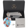 Nóż składany Kizer Takahe Gray Titanium, Stonewashed S35VN by Ben Taubert (Ki3701A1)