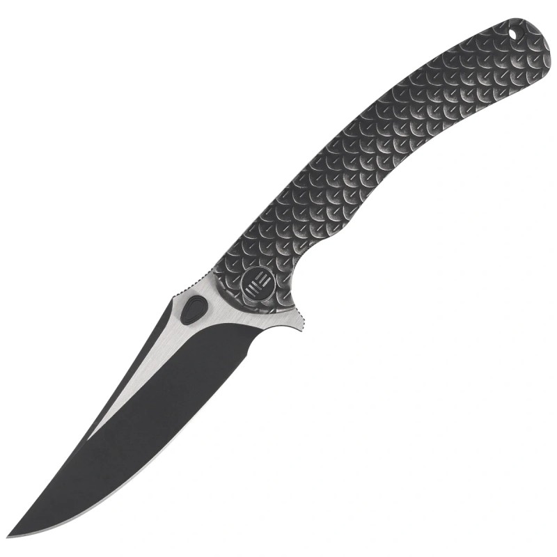 Nóż składany WeKnife Dracarys LE No ???/199 Black Titanium, Black Stonewashed / Satin M390 (WE25061B-5)