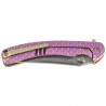 Nóż składany WeKnife Dracarys LE No ???/199 Purple / Golden Titanium, Hand Rubbed Satin M390 (WE25061B-2)