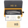 Nóż składany WeKnife Dracarys LE No ???/199 Gray Titanium, Stonewashed M390 (WE25061B-1)