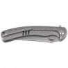 Nóż składany WeKnife Dracarys LE No ???/199 Gray Titanium, Stonewashed M390 (WE25061B-1)