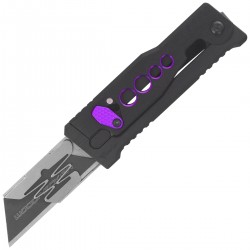 Nóż grawitacyjny Reate EXO-U Black with purple hole Aluminium, Stainless Steel (EXO-U BK.PU)