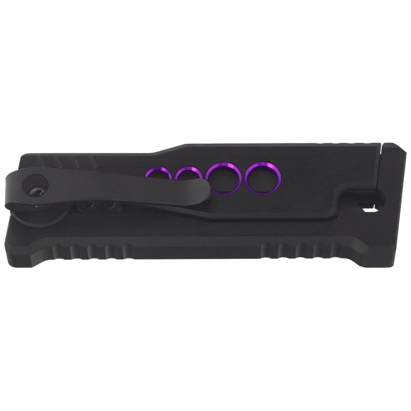 Nóż grawitacyjny Reate EXO-U Black with purple hole Aluminium, Stainless Steel (EXO-U BK.PU)