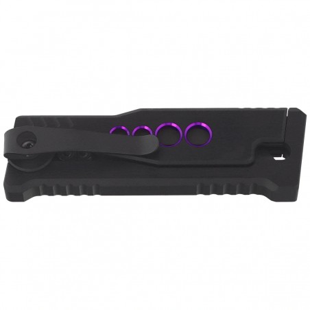 Nóż grawitacyjny Reate EXO-U Black with purple hole Aluminium, Stainless Steel (EXO-U BK.PU)