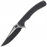 Nóż składany WeKnife Dracarys LE No 076/199 Black Titanium, Black Stonewashed / Satin M390 (WE25061B-5)