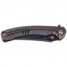 Nóż składany WeKnife Dracarys LE No 197/199 Bronze / Black Titanium, Black Stonewashed M390 (WE25061B-4)