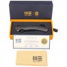Nóż składany WeKnife Dracarys LE No 197/199 Bronze / Black Titanium, Black Stonewashed M390 (WE25061B-4)