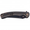 Nóż składany WeKnife Dracarys LE No 198/199 Bronze / Black Titanium, Black Stonewashed M390 (WE25061B-4)