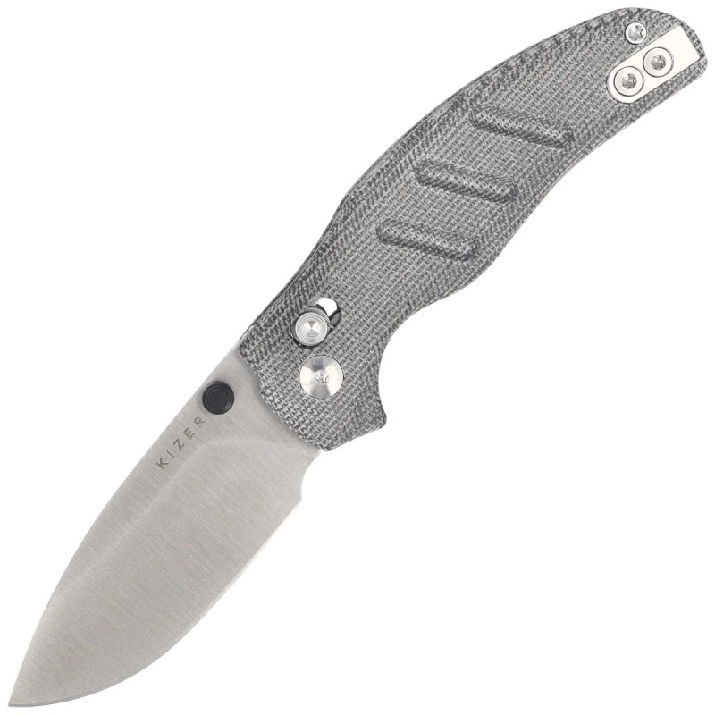 Nóż składany Kizer C01C 2.9 CD Black Norplex UltreX Micarta, Satin Elmax by Sheepdog Knives (Ki3488.29CDA2)