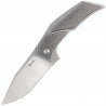 Nóż składany Reate T3500 Gray Titanium, Satin M390 by Tashi Bharucha