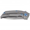Nóż składany Reate T2500 Gray Titanium / Carbon Fiber, Satin M390 by Tashi Bharucha