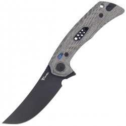 Nóż składany Reate PL-7 Black Micarta, Black PVD  Nitro-V (PL-7 BKM PVD)