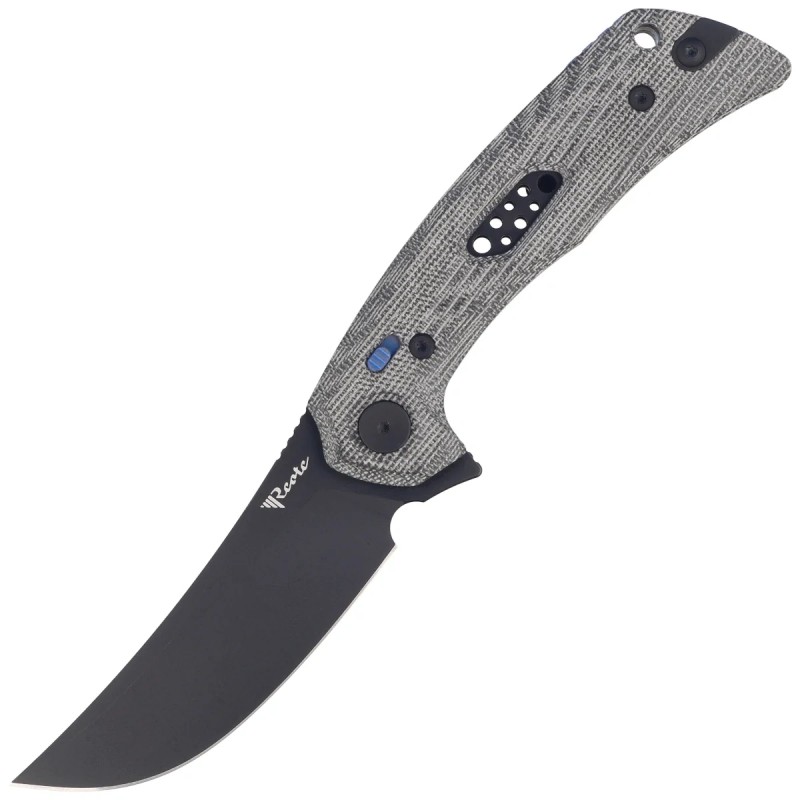 Nóż składany Reate PL-7 Black Micarta, Black PVD  Nitro-V (PL-7 BKM PVD)