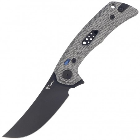 Nóż składany Reate PL-7 Black Micarta, Black PVD  Nitro-V (PL-7 BKM PVD)