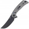 Nóż składany Reate PL-7 Black Micarta, Black PVD  Nitro-V (PL-7 BKM PVD)