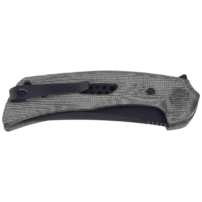 Nóż składany Reate PL-7 Black Micarta, Black PVD  Nitro-V (PL-7 BKM PVD)