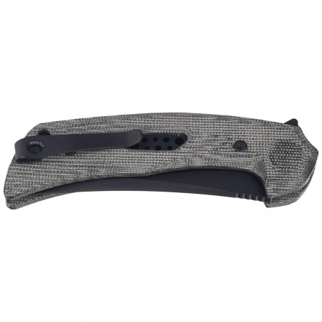 Nóż składany Reate PL-7 Black Micarta, Black PVD  Nitro-V (PL-7 BKM PVD)