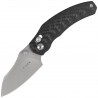 Nóż składany Kizer Mini Bulldog Carbon Fiber, Stonewashed S45VN by O.SHO (Ki3672SA3)