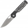 Nóż składany Kizer Mini Militaw Grey Titanium / Carbon Fiber, Satin S45VN by Jonathan Styles (Ki3634SA4)