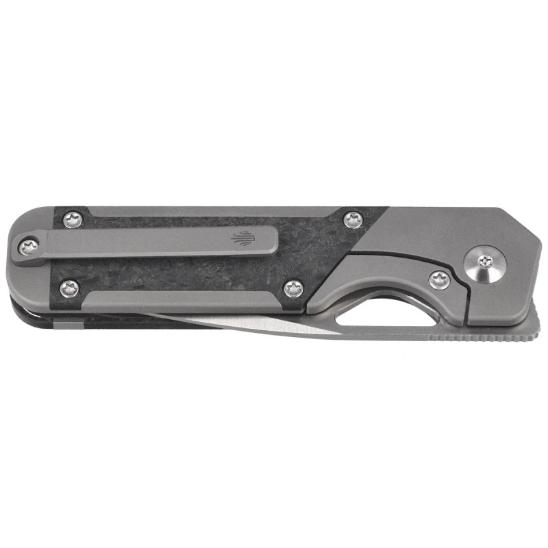 Nóż składany Kizer Mini Militaw Grey Titanium / Carbon Fiber, Satin S45VN by Jonathan Styles (Ki3634SA4)