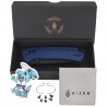 Nóż składany Kizer T1 CD Blue Titanium, Black Matte DLC Ultra M390 by Uli Hennicke (Ki3490.2CDA2)