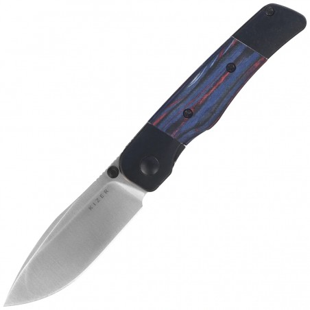Nóż składany Kizer Coywolf Titanium / Reconstituted Wood, Satin S45VN Derek Sharon (Ki3685A2)