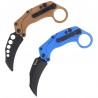 Nóż grawitacyjny Reate EXO-K Gravity Karambit Blue Aluminium, Black PVD N690 (EXO-K BLU.PVD)