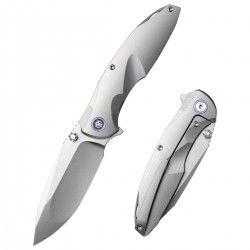 Nóż składany Remette RT-Cool Whale Titanium, Sand Blasting M390 (RTCL-T1)
