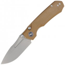 Nóż składany Remette Rhino Micarta, Stonewashed 14C28N (MC26A)