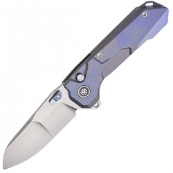Nóż składany Remette Cosmic Titanium, Pearlescent M390 (RTCO-TB)